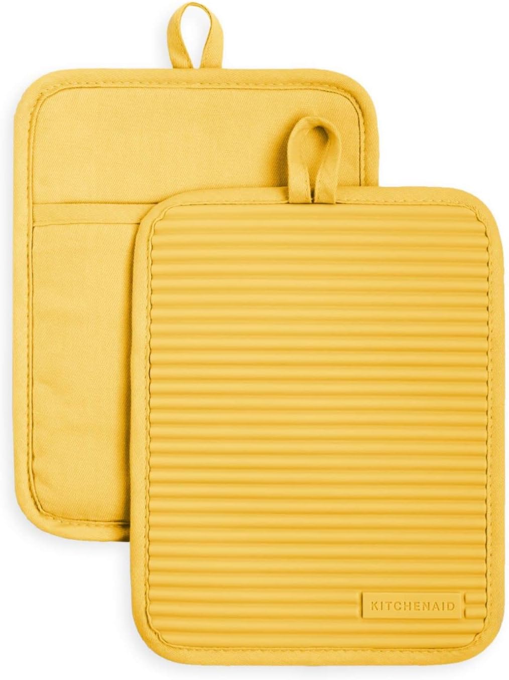Ribbed Soft Silicone Pot Holder Set, Pot Holders, Oven Mitts, Silicone Pot Holders -2 Pcs Ribbed Soft Silicone Pot Holder Set, Pot Holders, Oven Mitts, Silicone Pot Holders -2 Pcs
